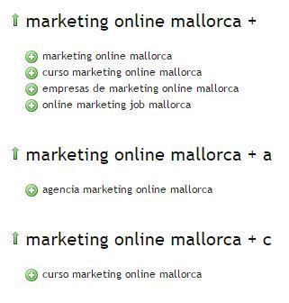 Servicios de marketing online en Mallorca. Posicionamiento web en ingles y primeros puestos buscadores Mallorca. Expertos en marketing Mallorca